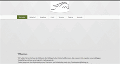 Desktop Screenshot of haflingerhof-haenisch.de