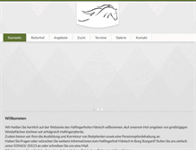 Tablet Screenshot of haflingerhof-haenisch.de